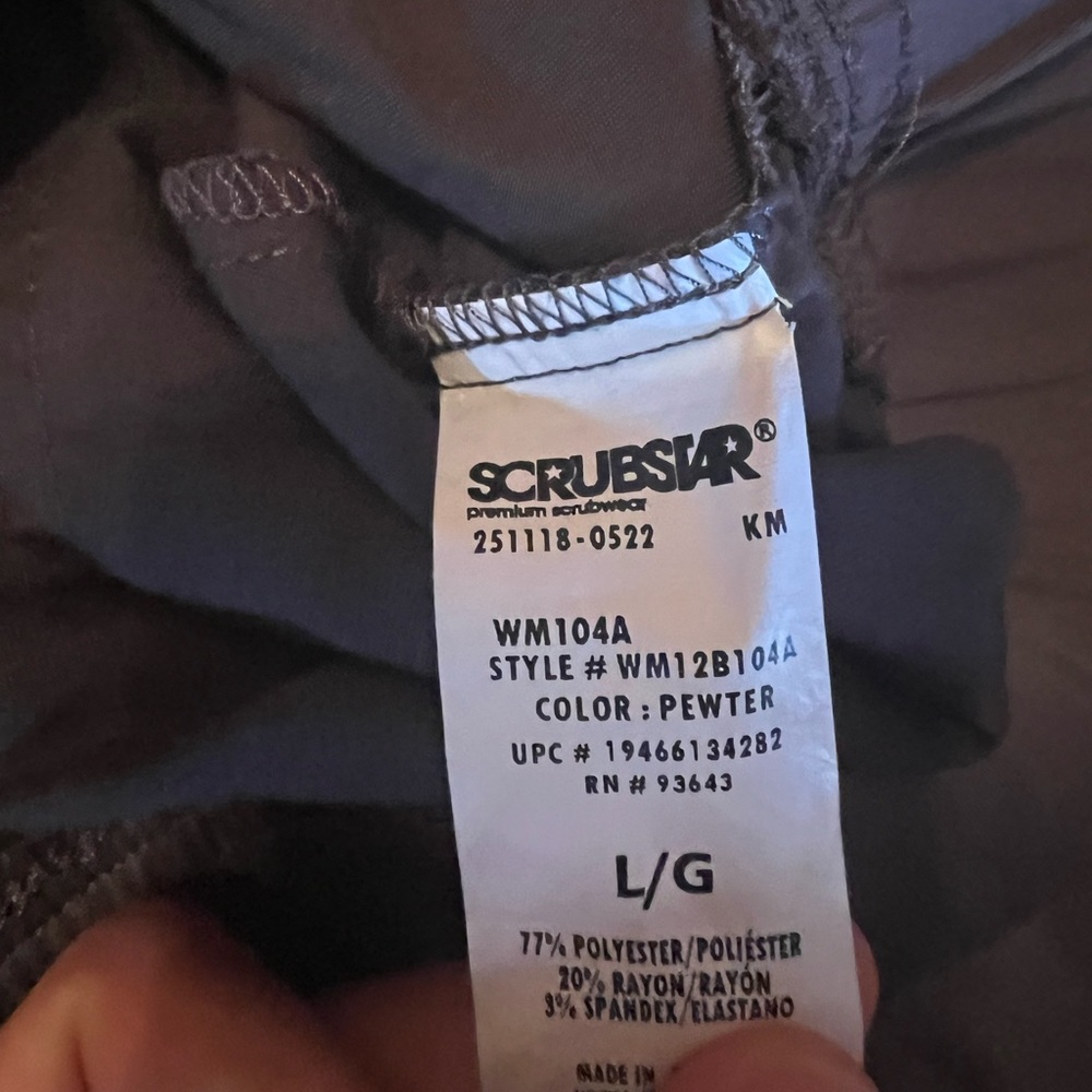 COPY - Large Gray Scrub Joggers